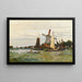 Maalauksen jäljennös Un Moulin à Zaandam de Claude Monet