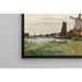 Maalauksen jäljennös Un Moulin à Zaandam de Claude Monet
