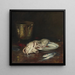 Un cabillaud anglais - William Merritt Chase — kehystetty taideteos seinällä