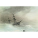 Maalauksen jäljennös Un navire dans une mer agitée - Ivan Konstantinovich Aivazovsky