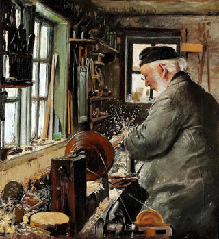 Un tourneur à son tourneur - Laurits Andersen Ring