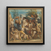 "Une Compagnie Joyeuse" - Jacob Jordaens — kehystetty taideteos seinällä