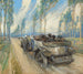 Une Hispano-Suiza dans une allée de cyprès - Frederick Gordon Crosby — näkymä teoksesta