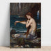 Maalauksen jäljennös Une Sirène - John William Waterhouse