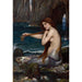 Maalauksen jäljennös Une Sirène - John William Waterhouse