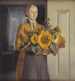 Tytöstä auringonkukkien kanssa - Michael Ancher — näkymä teoksesta