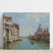 Maalauksen jäljennös Ympäröivä gondoli Santa Maria della Salute - Antonietta Brandeis