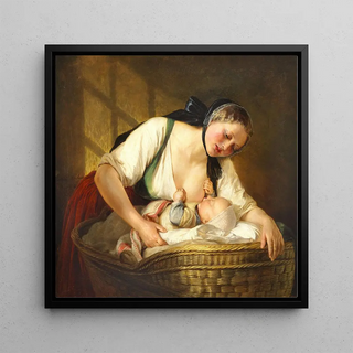 Une mère avec son enfant - Elisabeth Jerichau Baumann