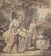 Une nourrice avec trois enfants - Paul Sandby — näkymä teoksesta