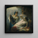 Une odalisque - Charles Louis Müller — kehystetty taideteos seinällä