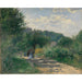 Maalauksen jäljennös Une route à Louveciennes - Pierre-Auguste Renoir