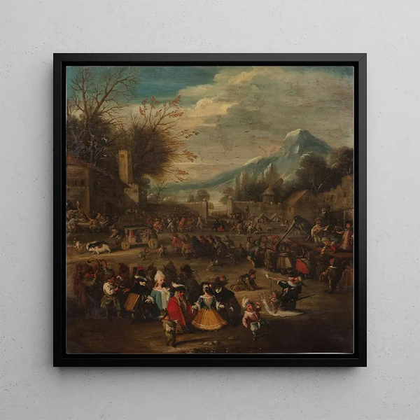Une scène de carnaval - Faustino Bocchi