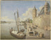 Le fleuve Main à Francfort-sur-le-Main avec l'église Saint-Léonard - Ursula Magdalena Reinheimer — näkymä teoksesta