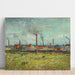 Maalauksen jäljennös Usines à Clichy - Vincent van Gogh