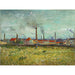 Maalauksen jäljennös Usines à Clichy - Vincent van Gogh