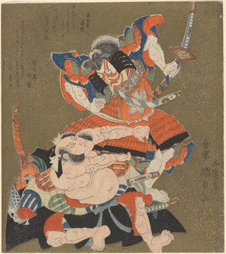 Utagawa Kunisada Toyokuni III - A Duel Two Warriors.webp