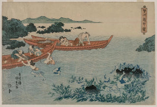 Utagawa Kunisada Toyokuni III - Abalone Divers off the Coast of Ise.webp