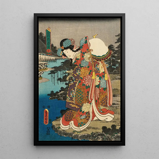 Utagawa Kunisada Toyokuni III - Red.webp