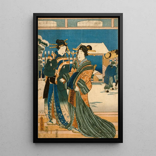 Utagawa Kunisada Toyokuni III - Snow.webp