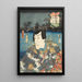 Ichikawa Danjūrō VIII - Utagawa Kunisada Toyokuni III — kehystetty taideteos seinällä