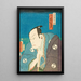 Kataoka Nizaemon 47 rōninin johtaja - Utagawa Kunisada Toyokuni III — kehystetty taideteos seinällä