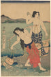 Suolan naiset - Utagawa Kunisada Toyokuni III — näkymä teoksesta