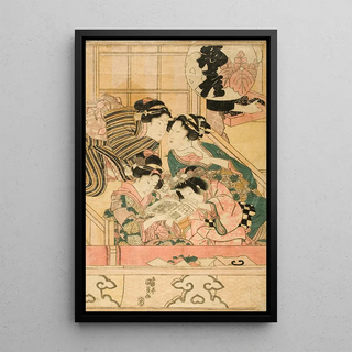 Utagawa Kunisada Toyokuni III - Young Women in a Theater Balcony.webp