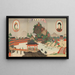 Pekingistä Kiinassa - Utagawa Kuniteru III — kehystetty taideteos seinällä