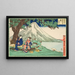Acte Huit Voyage - Utagawa Kuniyoshi — kehystetty taideteos seinällä