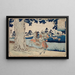 Utagawa Kuniyoshi — kehystetty taideteos seinällä