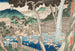 Rbenin vesiputouksesta Mount Yamassa - Utagawa Kuniyoshi — näkymä teoksesta