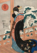 Kauneus lumen alla verannalla - Utagawa Kuniyoshi — näkymä teoksesta