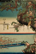 Minamoto- ja Taira-klanien suuri taistelu Ichinotaniin Juei-aikakauden kolmannen vuoden toisen kuukauden aikana vuonna 1185 - Utagawa Yoshikazu — näkymä teoksesta