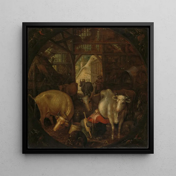 Vaches dans une étable, sorcières dans les quatre coins - Roelant Savery