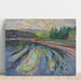 Maalauksen jäljennös Vagues contre le rivage - Edvard Munch