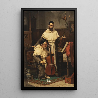 Valdemar Sichelkow - Musicerende munke.webp