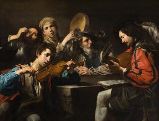 Valentin de Boulogne - A Musical Party.webp