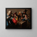 Le Concert - Valentin de Boulogne — kehystetty taideteos seinällä