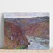Maalauksen jäljennös Vallée de la Creuse (harmaapäivä) - Claude Monet