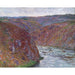 Maalauksen jäljennös Vallée de la Creuse (harmaapäivä) - Claude Monet