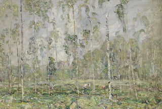 Vasili Ivanovich Denisov - Landscape with trees c 1910.webp