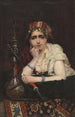 Odalisque - Vasily Dmitrievich Polenov — näkymä teoksesta