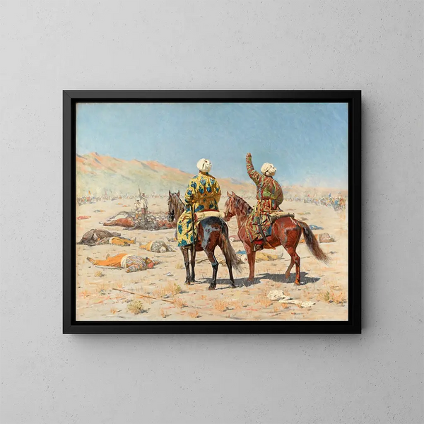 À propos de la guerre - Vasily Vereshchagin — kehystetty taideteos seinällä