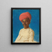 Bania-kauppiaan maalaus Bombayssa - Vasily Vereshchagin — kehystetty taideteos seinällä
