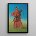 Boukharan sotilas - Vasily Vereshchagin — kehystetty taideteos seinällä
