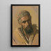 mustalaisnaisen Lully - Vasily Vereshchagin — kehystetty taideteos seinällä