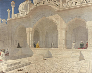 Mosquée de la Perle à Delhi - Vasily Vereshchagin — näkymä teoksesta