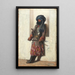Afghanistanin turvallisuushenkilökunta - Vasily Vereshchagin — kehystetty taideteos seinällä