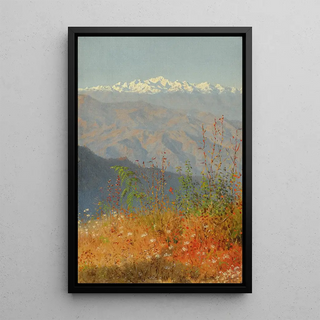 Vasily Vereshchagin - Sunset In The Himalayas.webp