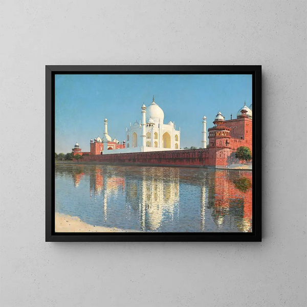 Mausolée du Taj Mahal à Agra - Vasily Vereshchagin — kehystetty taideteos seinällä